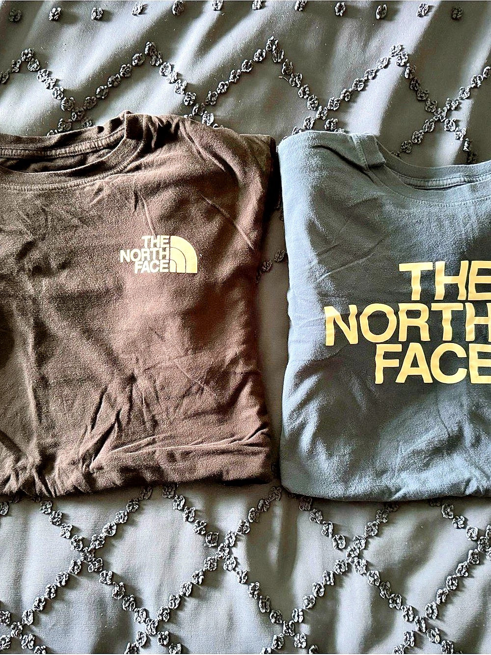 The North Face l Graphic T-Shirts Black & Blue | Sz L